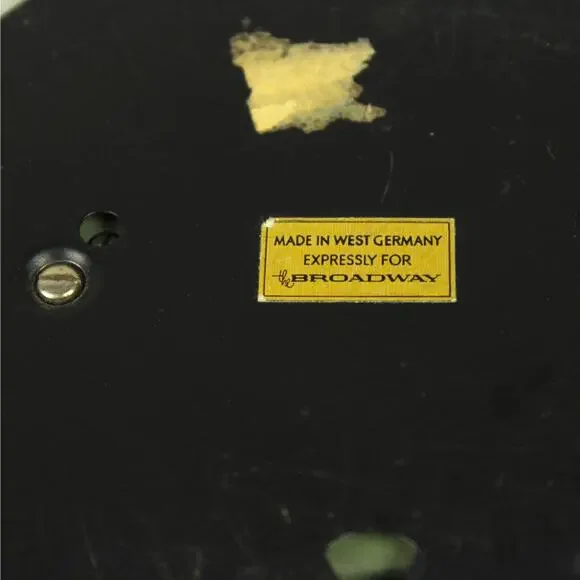 Vintage Broadway Brass Barometer West Germany Weather Instrument Wall Hanging - Picture 10 of 12